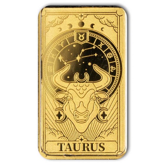 Solomon Islands 1/200 oz Gold Zodiac Ingot (Taurus) Solomon Islands 1/200 oz Gold Zodiac Ingot (Taurus)