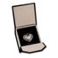 Solomon Islands Silver Eternal Love Heart-Shaped Coin Pendant