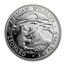 Somalia 1 oz Ag African Wildlife Leopard BU (Random, Abrasions)