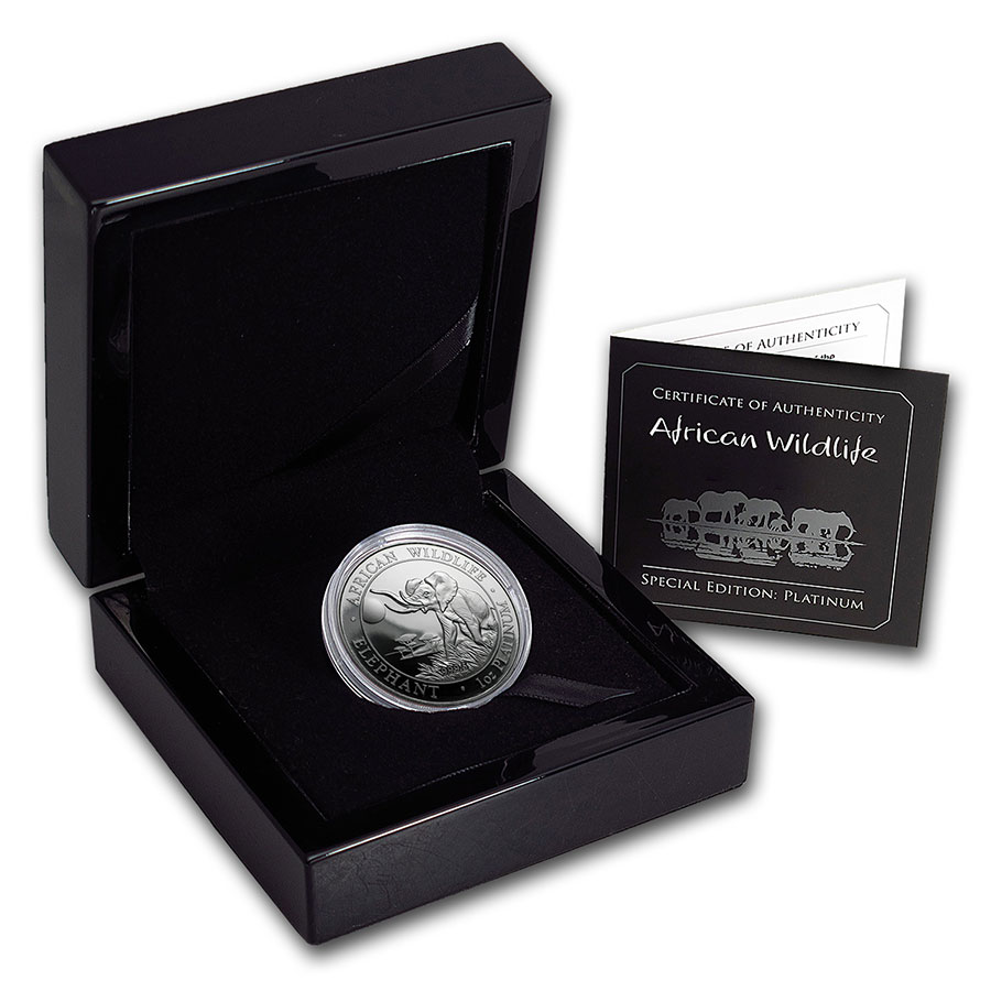 Buy Somalia 1 oz Platinum Elephant BU/Proof (Random Year) | APMEX