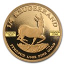 South Africa 1/4 oz Proof Gold Krugerrand (Random Year)
