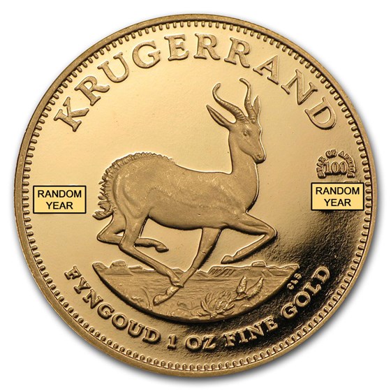 South Africa 1 oz Proof Gold Krugerrand (Random) South Africa 1 oz Proof Gold Krugerrand (Random)