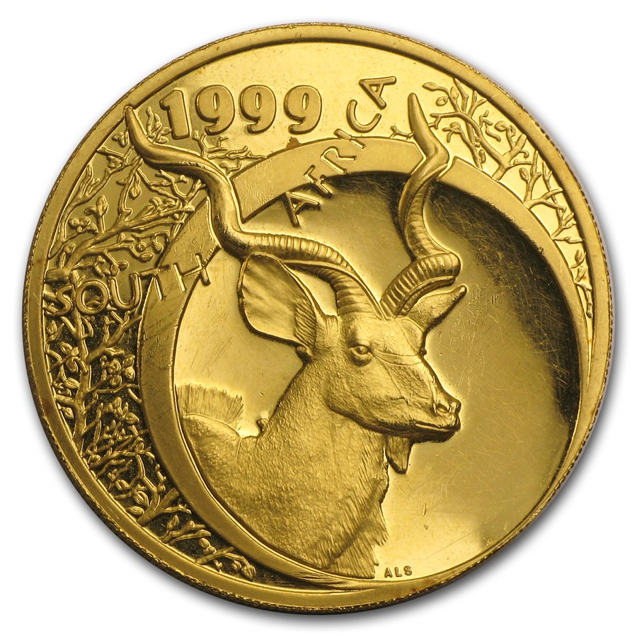 South Africa 1 oz Proof Gold Natura (Random Years)