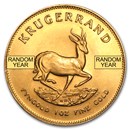 South African 1 oz Gold Krugerrand (Abrasions)