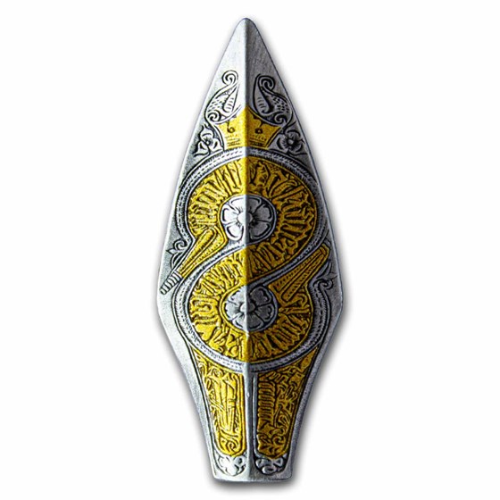 South Korea 1/4 oz Silver Bar Arrowhead Colorized South Korea 1/4 oz Silver Bar Arrowhead Colorized