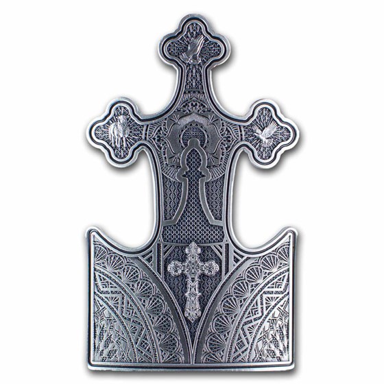 South Korea 1 oz Silver Chess Crown: The Bishop Stackable South Korea 1 oz Silver Chess Crown: The Bishop Stackable