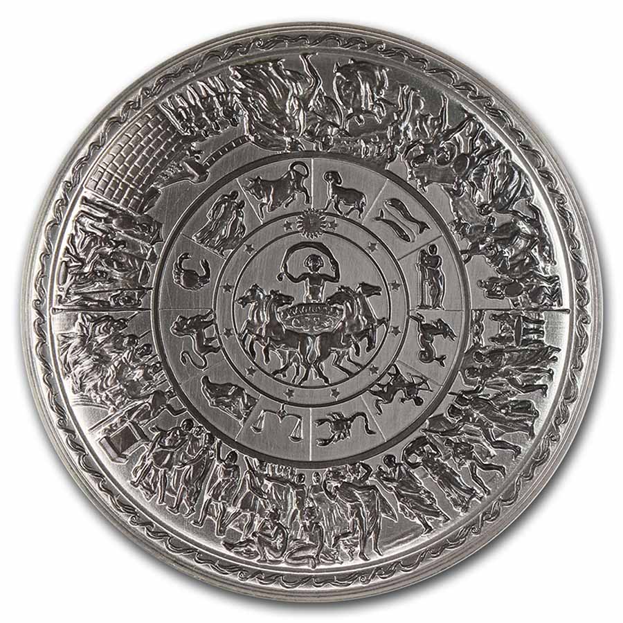 Buy South Korea 2 oz Silver Achilles Ornate Shield Stackable | APMEX