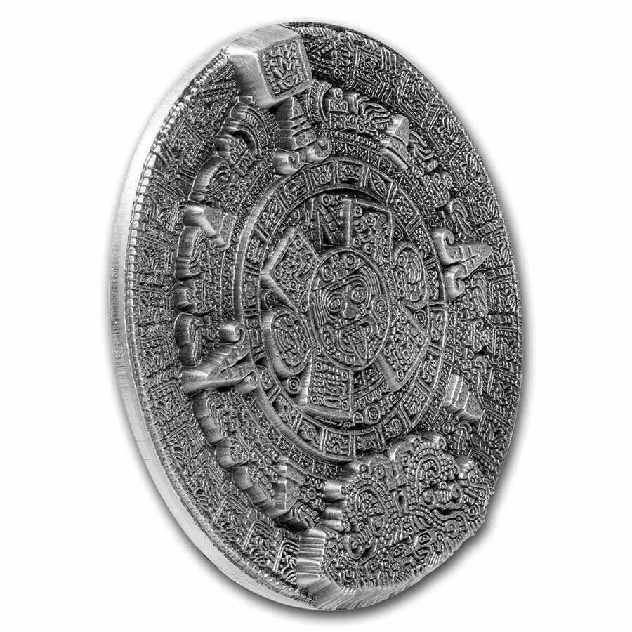 APMEX - South Korea 2 oz Silver Aztec Sun Stone Stackable