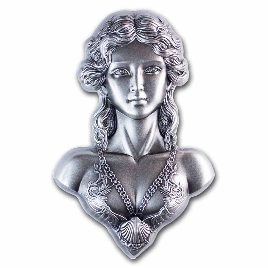 South Korea 2 oz Silver Goddesses: Venus Stackable