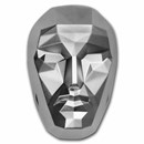South Korea 2 oz Silver Persona Mask Stacker South Korea 2 oz Silver Persona Mask Stacker