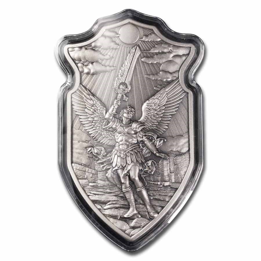 South Korea 2 oz Silver Shield of St. Uriel Stackable