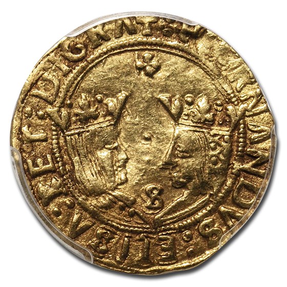 Spain Gold 2 Excelentes Ferdinand & Isab. (1474-1504) MS-62 PCGS Spain Gold 2 Excelentes Ferdinand & Isab. (1474-1504) MS-62 PCGS