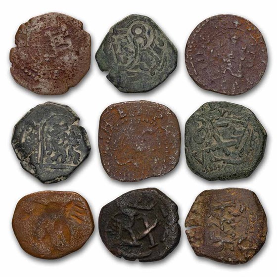 Spain Maravedis Pirate Money (15th-17th Century) Avg Circ