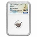Spanish Colonial Silver 1/2 Real Cobs Sea Salvaged NGC