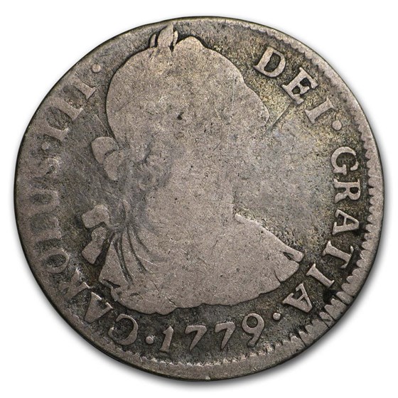 Spanish Empire Silver 2 Reales Bust Type Avg Circ Spanish Empire Silver 2 Reales Bust Type Avg Circ