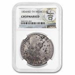 Spanish Empire Silver 8 Reales Bust Type Chopmarked NGC
