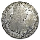 Spanish Empire Silver 8 Reales Portrait and Pillars Coins Cull