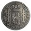 Spanish Empire Silver 8 Reales Portrait & Pillars Avg Circ