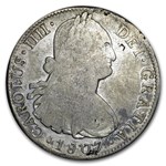 Spanish Empire Silver 8 Reales Portrait & Pillars Coins Cull