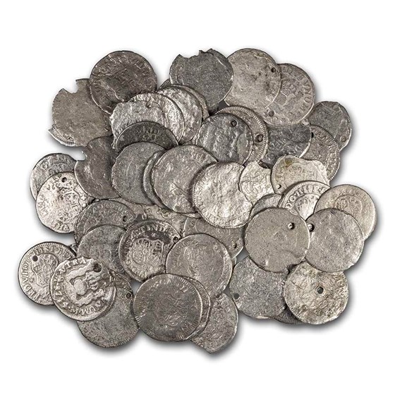 Spanish Empire Silver Pillar Type 1/2 Real El Cazador (w/COA) Spanish Empire Silver Pillar Type 1/2 Real El Cazador (w/COA)