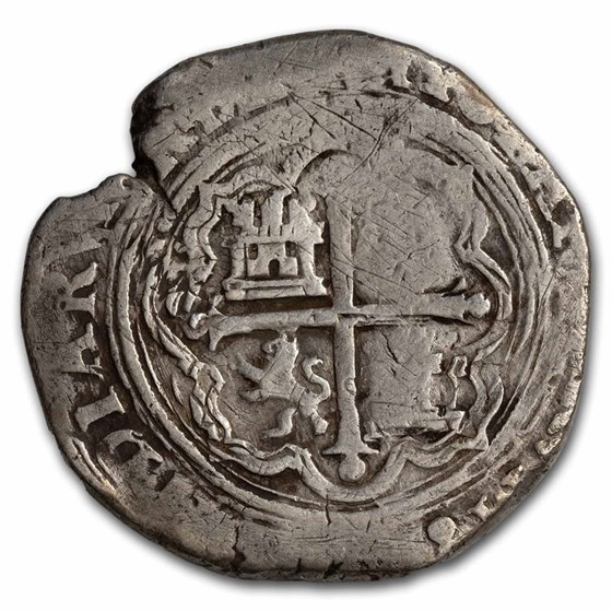 Spanish Empire Silver Reales Cob 5-Coin Type Set