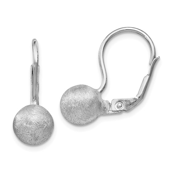 SS Radiant Essence Rhodium-plated Leverback Earrings - 22 mm SS Radiant Essence Rhodium-plated Leverback Earrings - 22 mm
