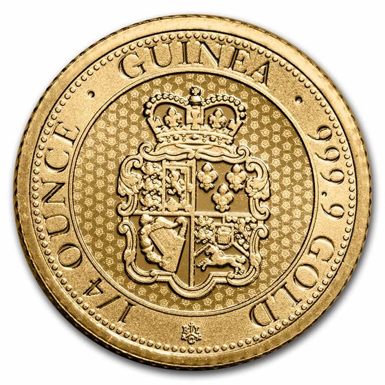 St. Helena 1/4 oz Gold £25 Rose Crown Guinea BU (Random Year)