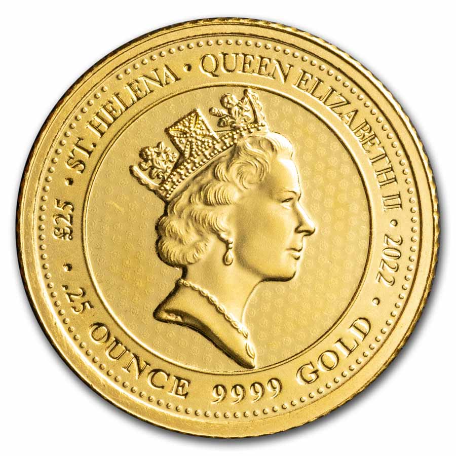 Buy St Helena 1/4 oz Gold Spade Guinea BU (Random) | APMEX