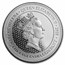 St. Helena 1 oz Silver £1 Spade Guinea Shield (Random, Abrasions)
