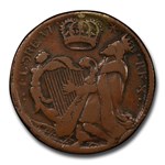St. Patrick New Jersey Copper Half Pence XF-45 PCGS