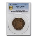 St. Patrick New Jersey Copper Half Pence XF-45 PCGS