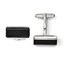 Stainless Steel Black Polished Cuff Links