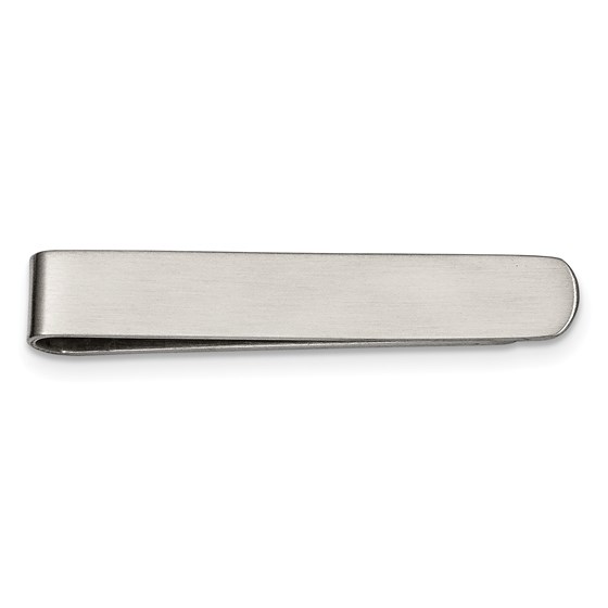 Stainless Steel Brushed Money Clip - Solid