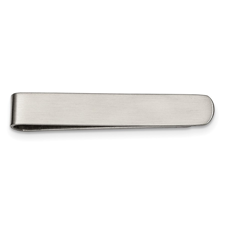 Stainless Steel Brushed Money Clip - Solid