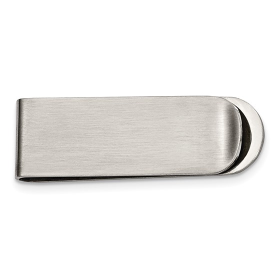 Stainless Steel Brushed Money Clip