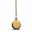 Stainless Steel Gilded Cable chain U.S. Eagle Dollar Pocket Watch