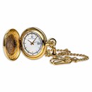 Stainless Steel Gilded Cable chain U.S. Eagle Dollar Pocket Watch