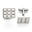 Stainless Steel Grooved and Polished Cuff Links