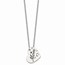 Stainless Steel Mom Heart Slide Pendant Necklace - 20 in.