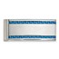Stainless Steel Polished Blue Carbon Fiber Inlay Money Clip