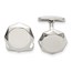 Stainless Steel Polished Geometric Cuff Links