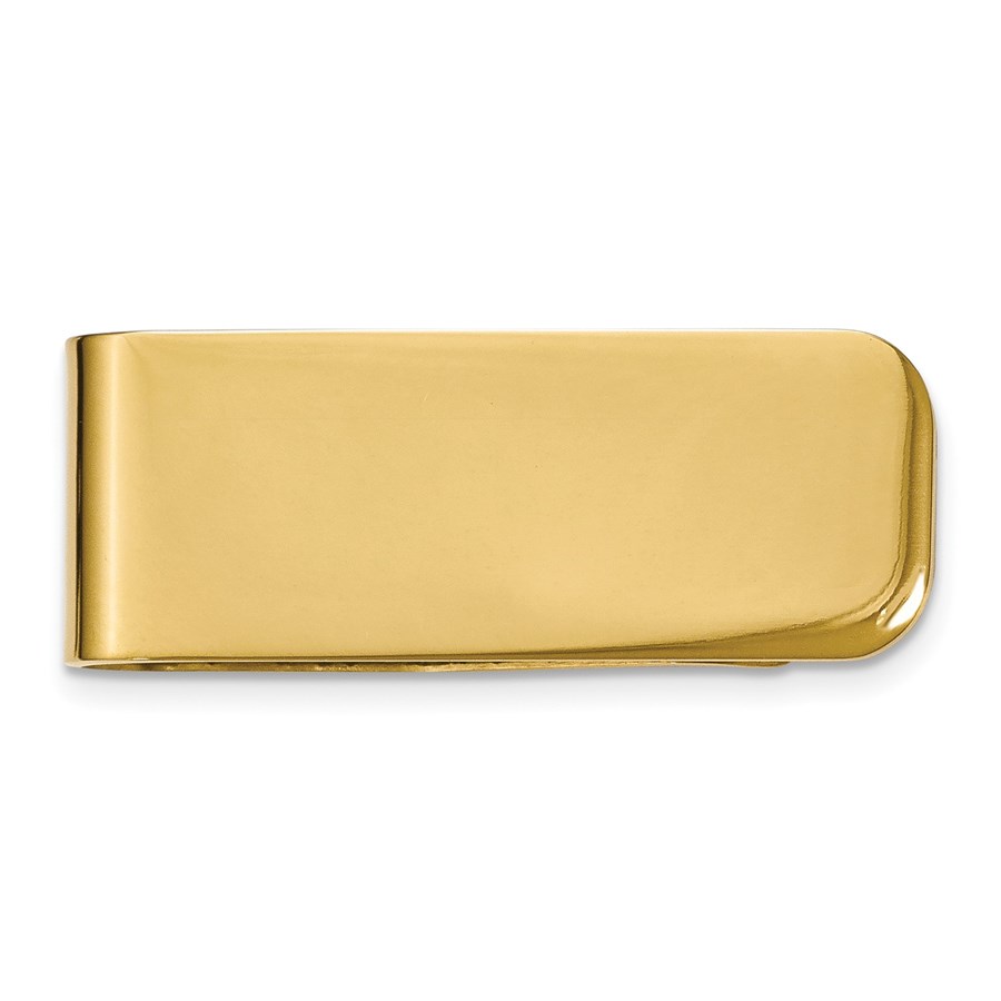 Buy Stainless Steel Polished Yellow IPplated Money Clip APMEX