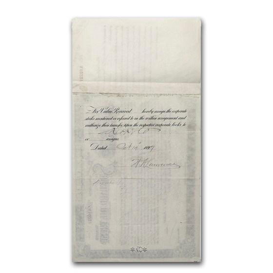 Buy Standard Oil Trust Sign by W Rockefeller C 1890s | APMEX