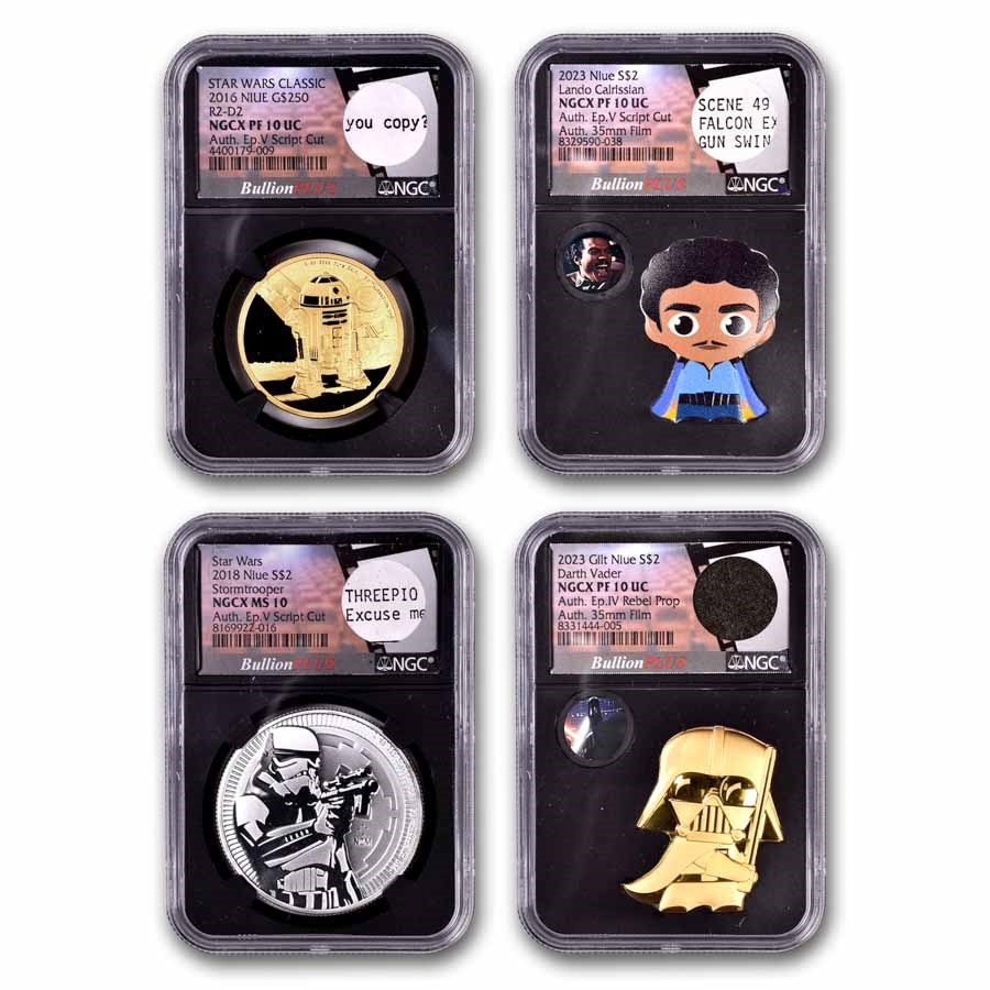 Star Wars Graded Mystery Coins - Sealed (NGCX PF/MS-10)