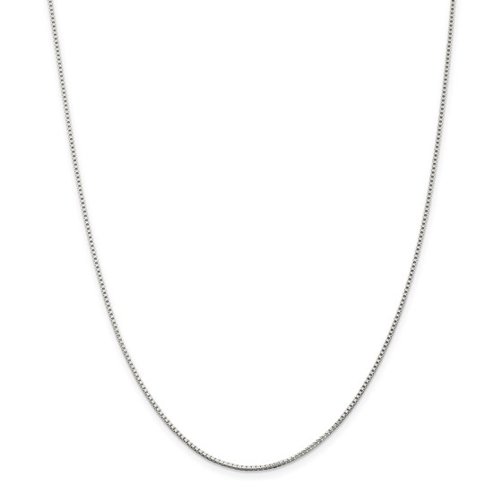 Sterling Silver 1.25 mm Box Chain - 30 in. Sterling Silver 1.25 mm Box Chain - 30 in.