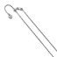 Sterling Silver 1.4 mm Adjustable Cable Chain - 22 in.