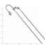 Sterling Silver 1.4 mm Adjustable Cable Chain - 22 in.