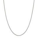 Sterling Silver 1.7 mm Diamond Cut Rope Chain - 24 in.