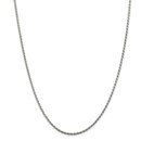 Sterling Silver 1.75 mm Diamond Cut Rope Chain - 30 in.