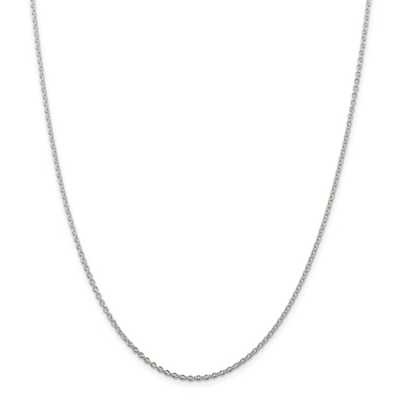 Sterling Silver 1.95 mm Cable Chain - 30 in.